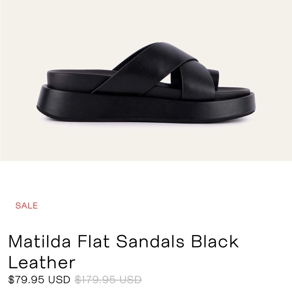 JO MERCER platform sandals New